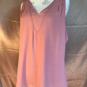 White House Black Market layered sleeveless sz L